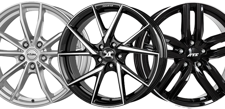 wheels from 3 brands